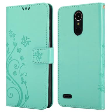 LG K10 2017 Plånboksfodral Skal (Turkos)