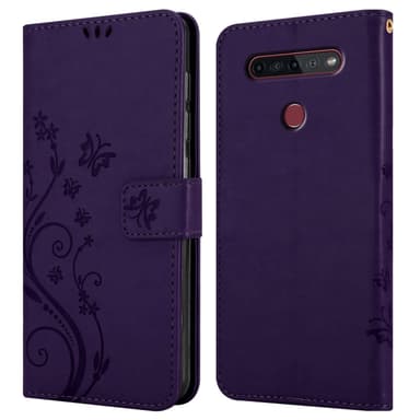 LG K51S Plånboksfodral Skal (Lila)