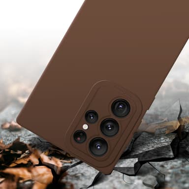 Samsung Galaxy S22 ULTRA Skal Fodral Case (Brun)