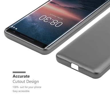 Skal Nokia 8 Sirocco Fodral Case (Grå)