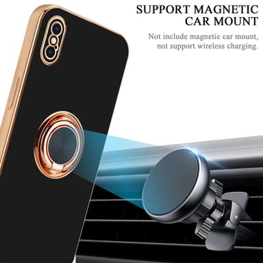 iPhone X / XS Skal Fodral Case (Svart)