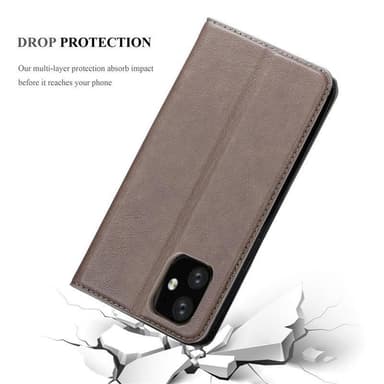 iPhone 11 Skal Fodral Case (Brun)