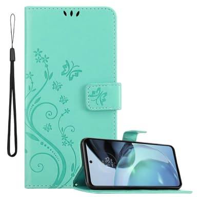 Motorola MOTO G72 Plånboksfodral Skal (Turkos)