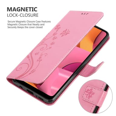 Samsung Galaxy A21 Plånboksfodral Skal (Rosa)