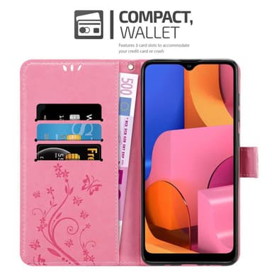 Samsung Galaxy A21 Plånboksfodral Skal (Rosa)