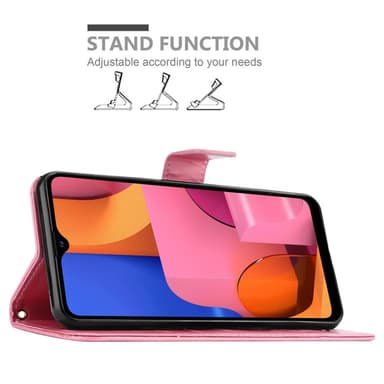 Samsung Galaxy A21 Plånboksfodral Skal (Rosa)