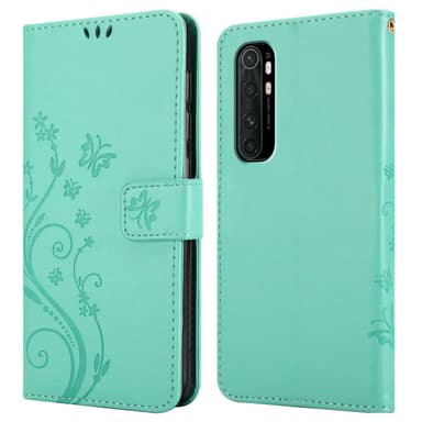 Xiaomi Mi NOTE 10 LITE Plånboksfodral Skal (Turkos)