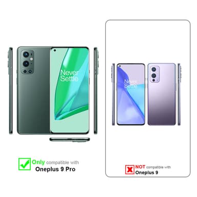 OnePlus 9 PRO Plånboksfodral Skal (Svart)