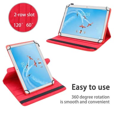 Lenovo Tab P10 (10.1 tum) Skal Fodral Case (Röd)