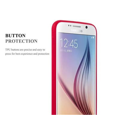 Skal Samsung Galaxy S6 Fodral Case (Röd)