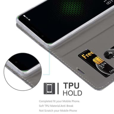 Xiaomi BLACK SHARK Plånboksfodral Skal (Grå)