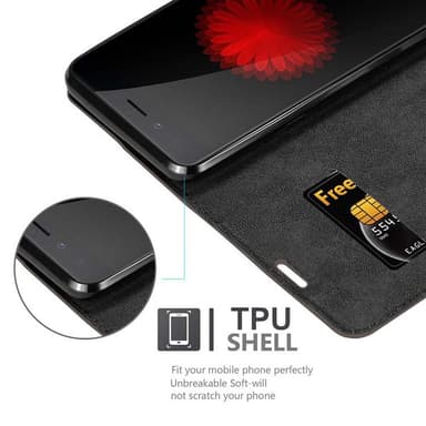 ZTE Nubia Z11 MINI S Skal Fodral Case (Brun)