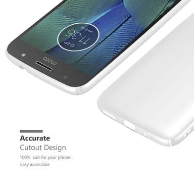 Motorola MOTO G5S PLUS Skal Fodral Case (Silver)