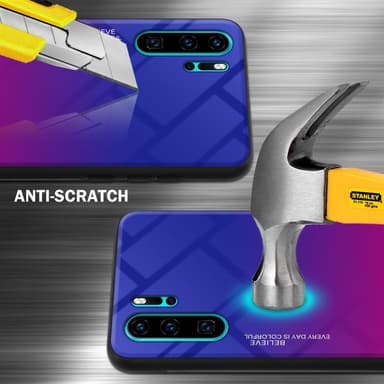Huawei P30 PRO Skal Fodral Case (Svart)