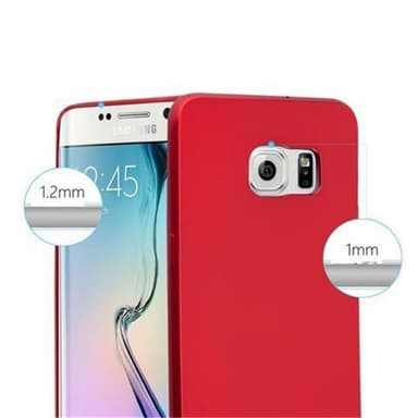 Skal Samsung Galaxy S6 EDGE Fodral Case (Röd)