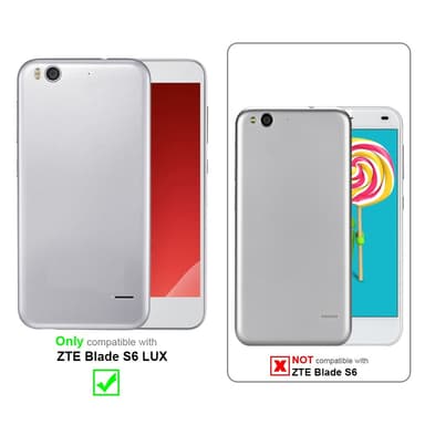 ZTE Blade S6 LUX Skal Fodral Case (Transparent)