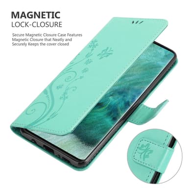 Oppo FIND X2 Plånboksfodral Skal (Turkos)