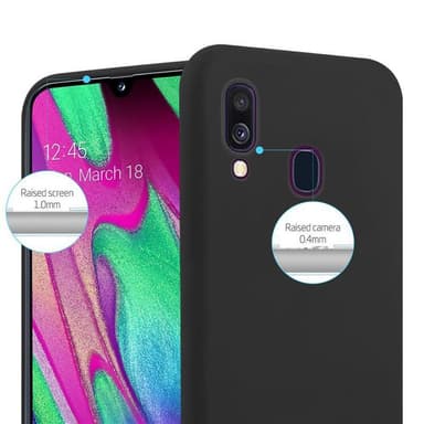 Skal Samsung Galaxy A40 Fodral Case (Svart)