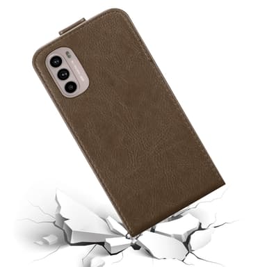 Motorola MOTO G31 / G41 Flipfodral Skal (Brun)