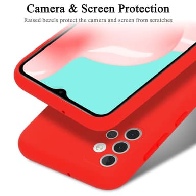 Samsung Galaxy A32 4G Skal Fodral Case (Röd)