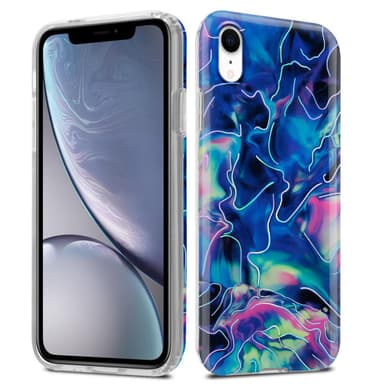 iPhone XR Plånboksfodral Skal (Blå)