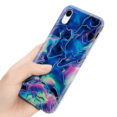 iPhone XR Plånboksfodral Skal (Blå)