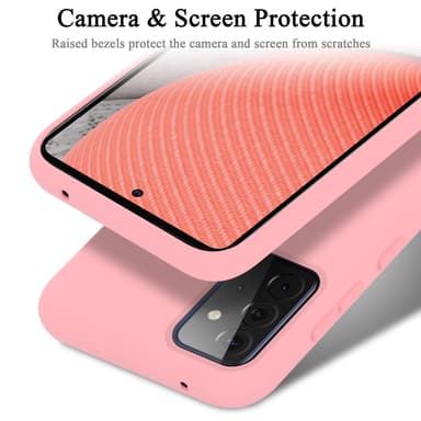 Samsung Galaxy A72 4G / 5G Skal Fodral Case (Rosa)