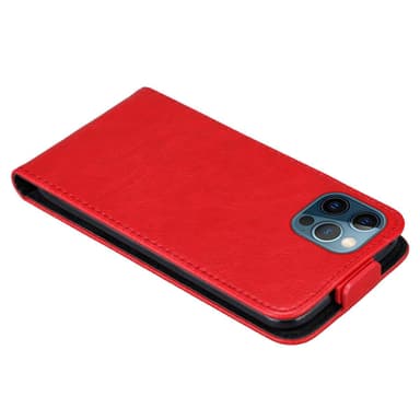 iPhone 12 PRO MAX Flipfodral Skal (Röd)