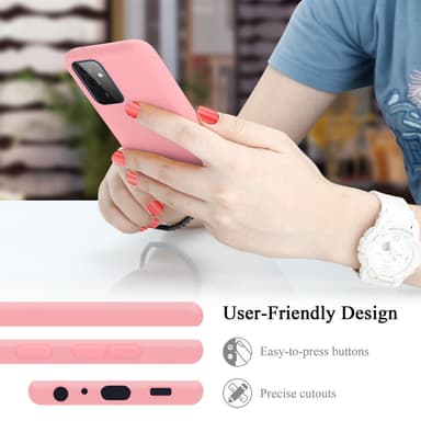 Samsung Galaxy A72 4G / 5G Skal Fodral Case (Rosa)