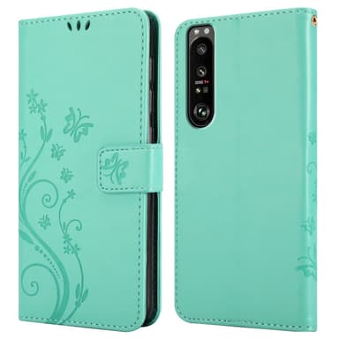 Sony Xperia 1 III Plånboksfodral Skal (Turkos)