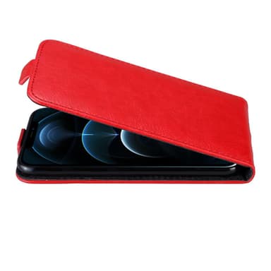 iPhone 12 PRO MAX Flipfodral Skal (Röd)