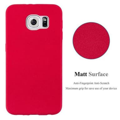 Skal Samsung Galaxy S6 Fodral Case (Röd)