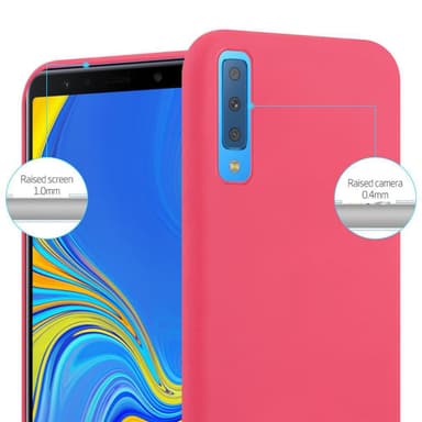 Skal Samsung Galaxy A7 2018 Fodral Case (Röd)