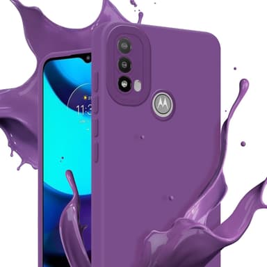 Motorola MOTO E20 Skal Fodral Case (Lila)