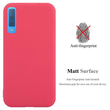 Skal Samsung Galaxy A7 2018 Fodral Case (Röd)