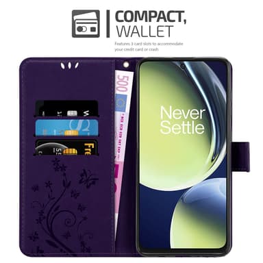 OnePlus Nord CE 3 Lite 5G Plånboksfodral Skal (Lila)