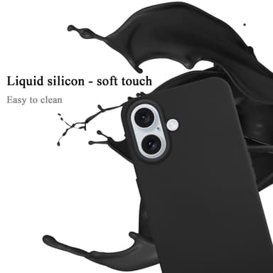 iPhone 16 Skal Fodral Case (Svart)