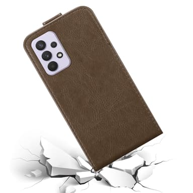 Samsung Galaxy A33 5G Flipfodral Skal (Brun)