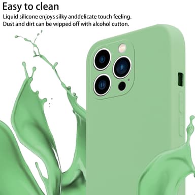 iPhone 14 PRO Skal Fodral Kedja (Grön)