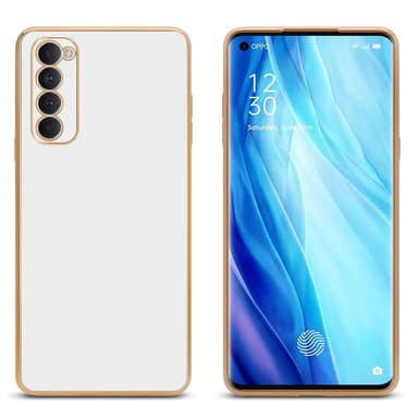 Oppo Reno4 PRO Skal Fodral Case (Vit)