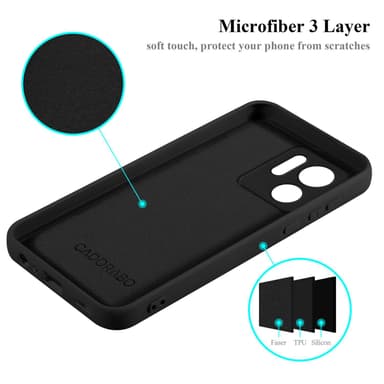Motorola Edge 40 Skal Fodral Case (Svart)