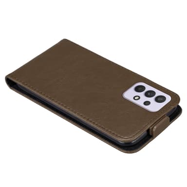 Samsung Galaxy A33 5G Flipfodral Skal (Brun)