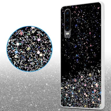 Huawei P30 Skal Fodral Case (Svart)