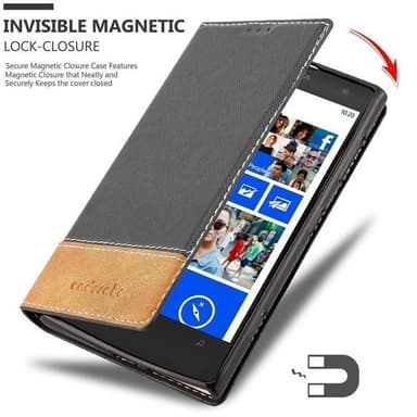 Nokia Lumia 1020 Skal Fodral Case (Svart)