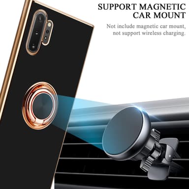 Samsung Galaxy NOTE 10 PLUS Skal Fodral Case (Svart)