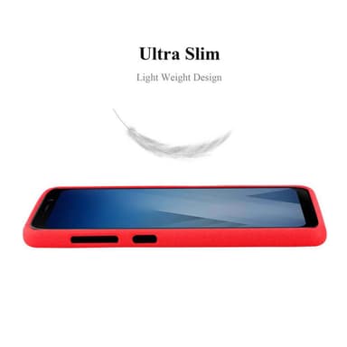 Skal Samsung Galaxy A8 2018 Fodral Case (Röd)