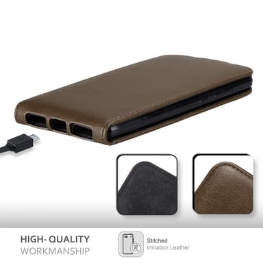 Xiaomi RedMi NOTE 4 Flipfodral Skal (Brun)