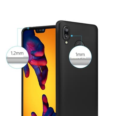 Skal Huawei P20 LITE 2018 / NOVA 3E Fodral Case (Svart)