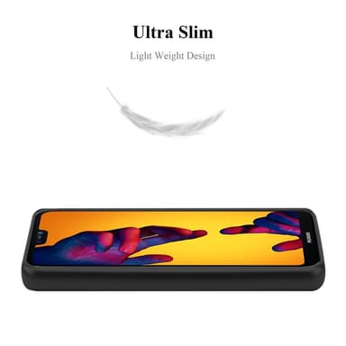 Skal Huawei P20 LITE 2018 / NOVA 3E Fodral Case (Svart)