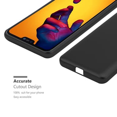 Skal Huawei P20 LITE 2018 / NOVA 3E Fodral Case (Svart)